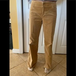 Vintage Express velvet wide leg pants